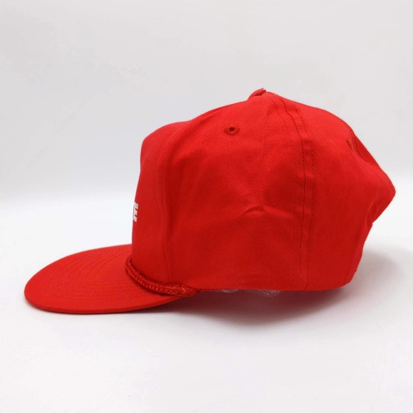Vintage Fill-Rite Snapback Trucker Hat 90s Work Cap Industrial Advertising Red - Picture 5 of 9